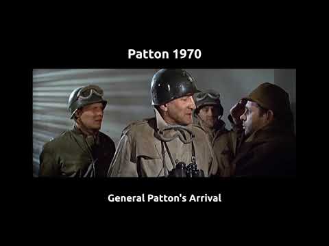 Patton 1970 | General Patton's Arrival | #movie #movieclips #filmclips #warmovie