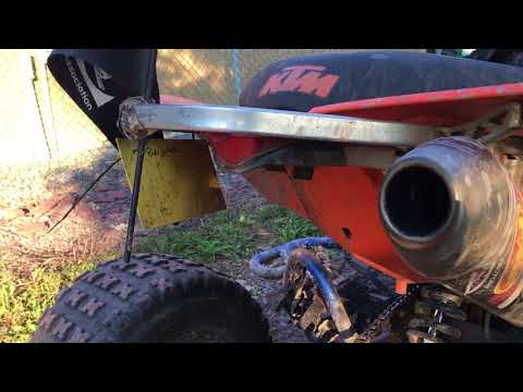2009 ktm 450xc atv with fmf full megabomb exhaust