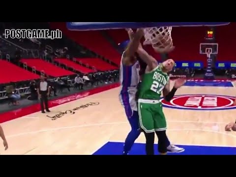NBA | Jerami Grant Posterizes Daniel Theis With a MONSTER DUNK | BOS vs DET