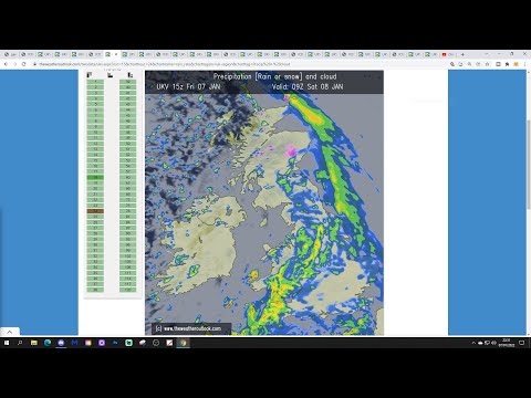 UK Weather Forecast: Wet And Windy Weather Sweeping East (Saturday 8th January 2022)