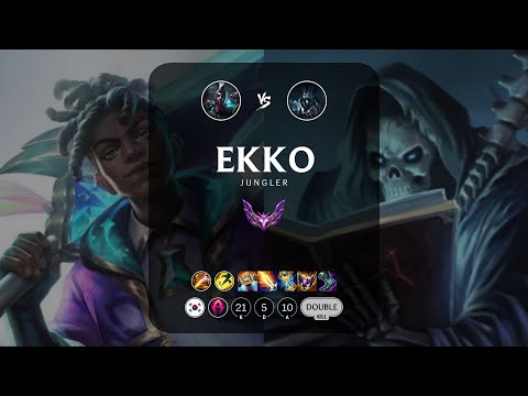 Ekko Jungle vs Karthus - KR Master Patch 13.17