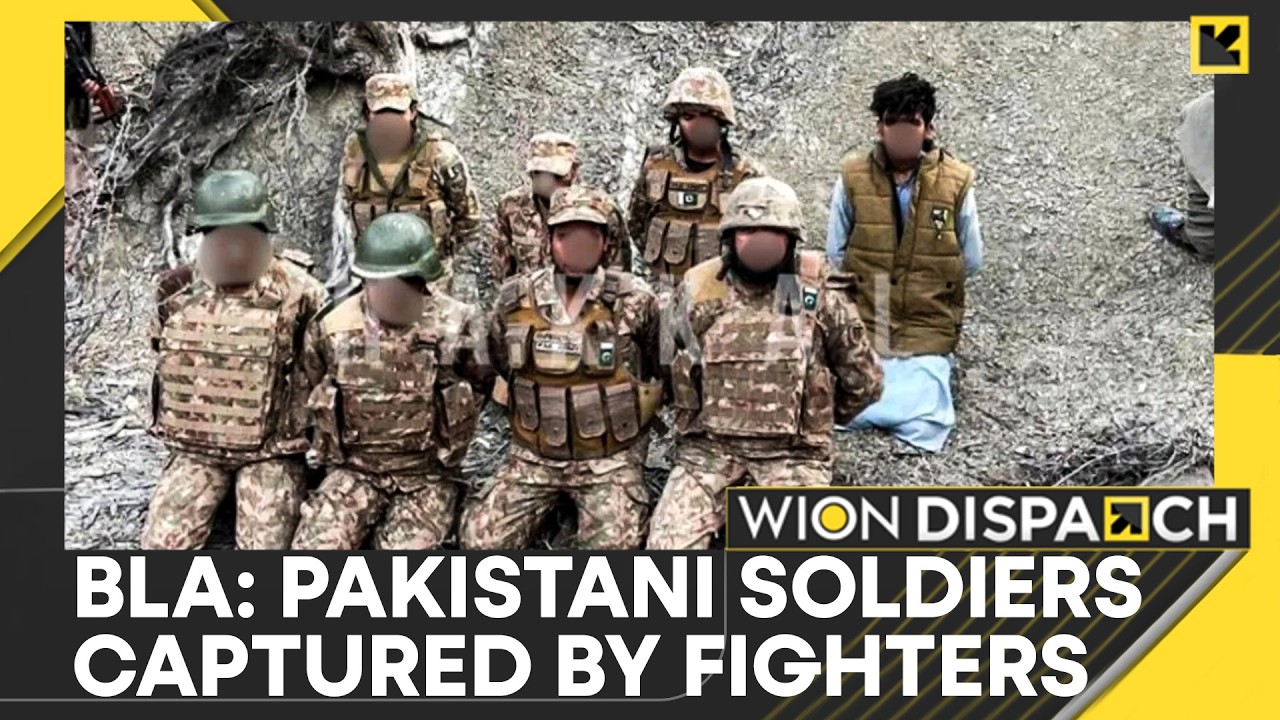 Captured Pakistani Soldiers Shown Kneeling in Rugged Terrain | WION Dispatch
