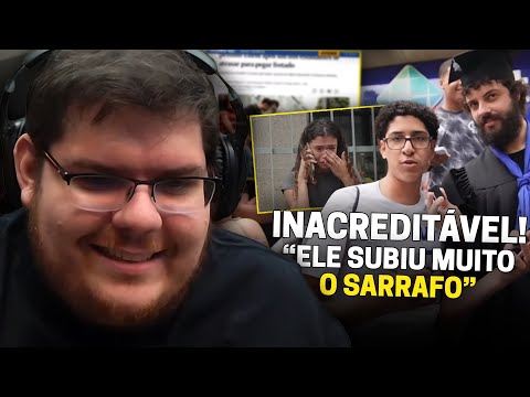 CASIMIRO REAGE AO DIOGO DEFANTE: REPÓRTER DOIDÃO ENEM 2024 (DEU RUIM??) | Cortes do Casimito