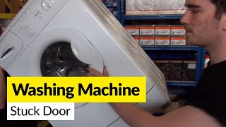 How to Open a Washing Machine Door that