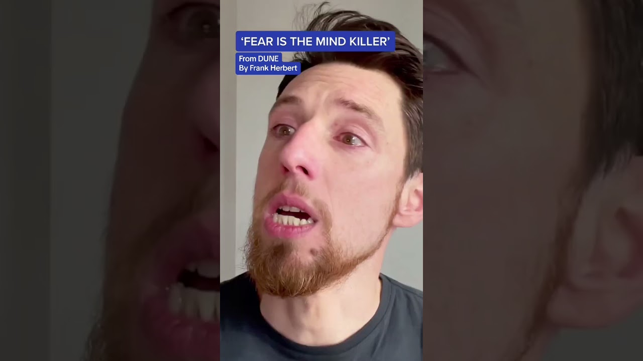 The opening to the Bene Gesserit Litany against Fear from Dune