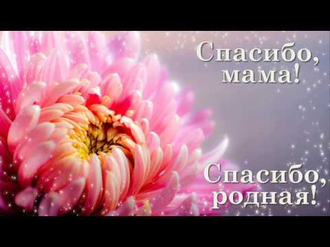 Спасибо, мама!