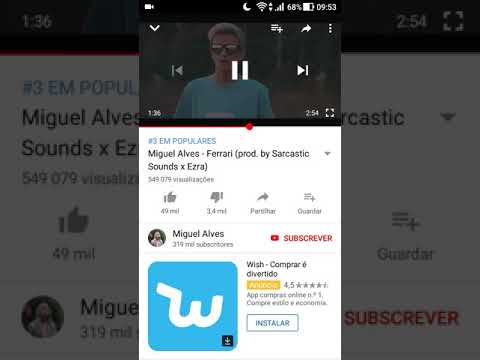 Reagindo à música Ferrari ( Miguel Alves )