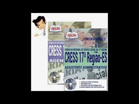 Apostilas Concurso CRESS-ES 2016 - Agente Fiscal e Assistente Administrativo