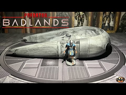 Predator Badlands Popcorn Bucket Regal Predator Ship & Dek Action Figure Vehicle Review