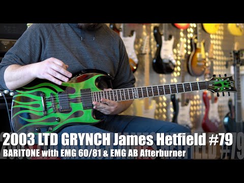 LTD GRYNCH James Hetfield Metallica Signature G079 of 300 - on of the rarest LTD models out there