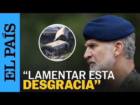 Felipe VI lamenta el accidente y transmite su pésame, apoyo y cariño a los afectados | EL PAÍS