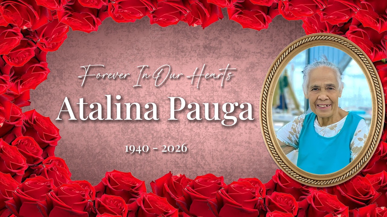 Memorial service livestream thumbnail for Atalina Pauga