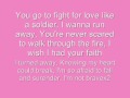 brave by leona lewis (lyrics) 