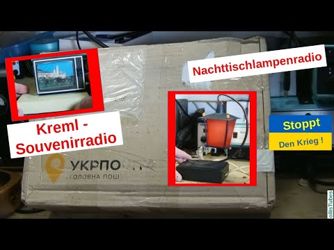 [169] Sowjet Transistorradios - Kreml Souvenirradio - Nachttischlampenradio