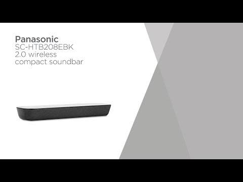 Namų kino sistema Soundbar Panasonic SC-HTB200EGK (juodos spalvos) video