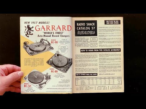 1957 Radio Shack Catalog vintage stereo hi-fi tubes transistors electronics - PART 1