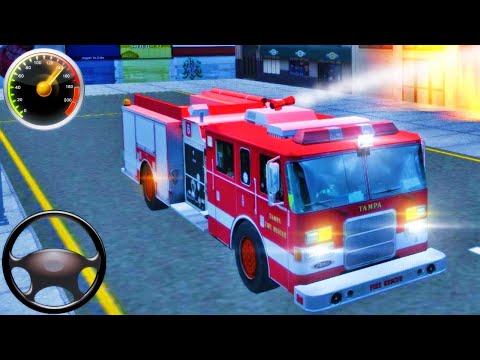 Fire Truck Driving Simulator 2020 🚒 Real Emergency Services Game #12  - Android GamePlay