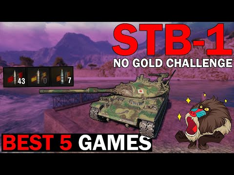 STB-1: No GOLD challenge Best of's | World of Tanks