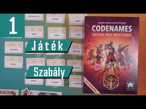 EZ működhet? | Codenames: Critical Role Adventures | Végigjátszás | 1. Rész | Szabályok Tömören - PumiGame