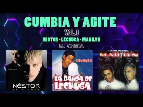 CUMBIA Y AGITE vol  1   NESTOR EN BLOQUE, LA BANDA DE LECHUGA, MARILYN   DJ CHECA