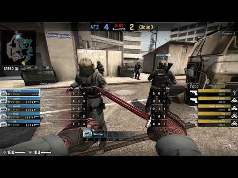 ESports - CS:GO, INTZ vs Cloud9, ECS Season 7 North America Week 3 (27th of April 2019), Overpass...