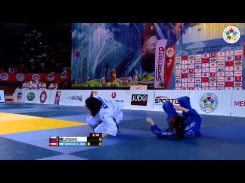 Judo Grand-Prix Samsun 2013: Nina MILOSEVIC (SLO) - Kathrin UNTERWURZACHER (AUT) Bronze [-63kg]