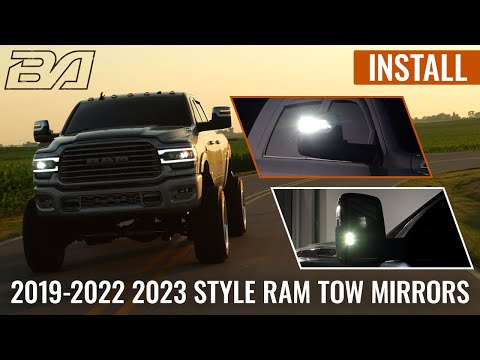 Boost Auto 2023+ Style Ram Tow Mirrors Installation Guide | 2019-2022 5th Gen Ram 2500/3500