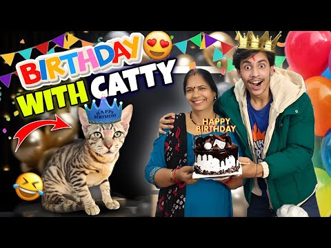 My birthday Celebrated 🎉 With Catty 😍🎂 | Sirf Shreyansh