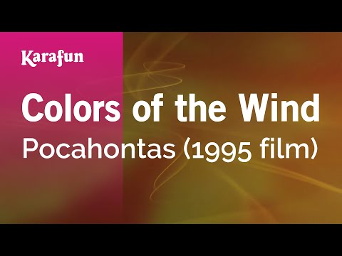 Colors of the Wind - Pocahontas (1995 film) | Karaoke Version | KaraFun