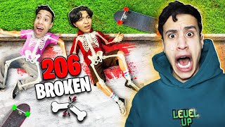 تحدي تكسير العظام من اعلي منزل ام كامل ضد سحس الفأر (ارتفاع 500m)????????- Skate