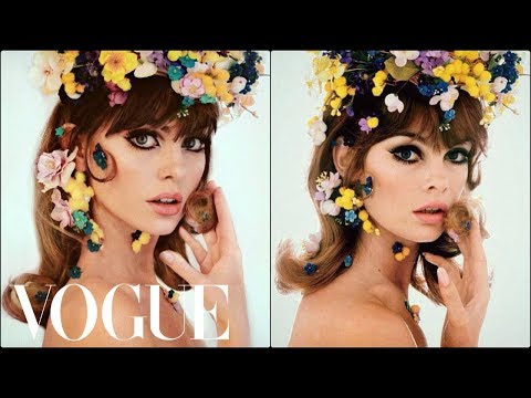 recreating ICONIC vogue photos | 60's jean shrimpton