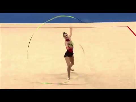 Sara Kragulj SLO Ribbon - European Championships 2013 Vienna