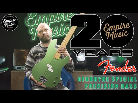 Fender MIJ Aerodyne Special Precision Bass 2022 - 2024 - Speed Green Metallic image 6