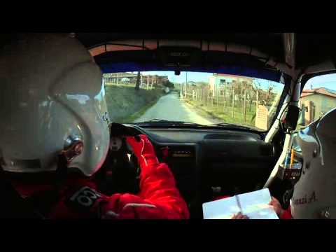 Cameracar Rally Colli Monferrato 2014 Gentile-Avanzi 106 RS3 2°di classe