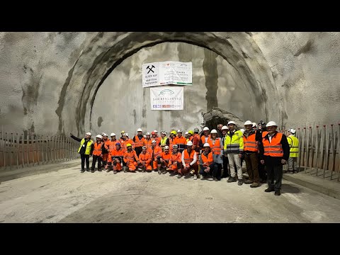 Der Tunnel der Nordwestumfahrung Meran ist durchstochen