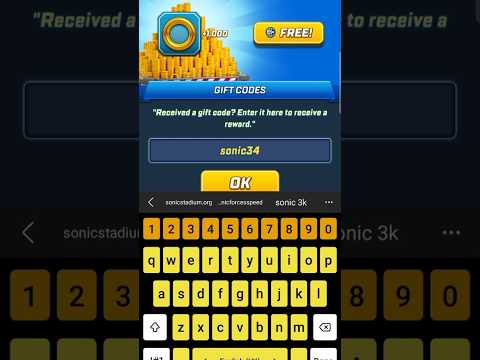 sonic forces speed battle Gift codes 🎁 #sonic #gameplay #gamers #game #gaming #games