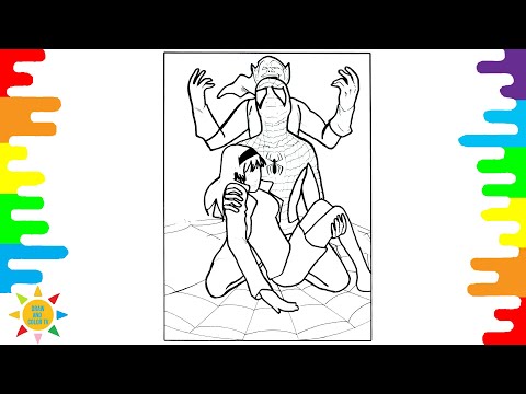 SPIDERMAN Coloring Page|SPIDER-MAN|SPIDER-GIRL|GREEN GOBLIN Coloring Page|Codeko - Crest|NCS Release