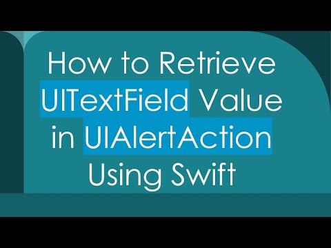 How to Retrieve UITextField Value in UIAlertAction Using Swift