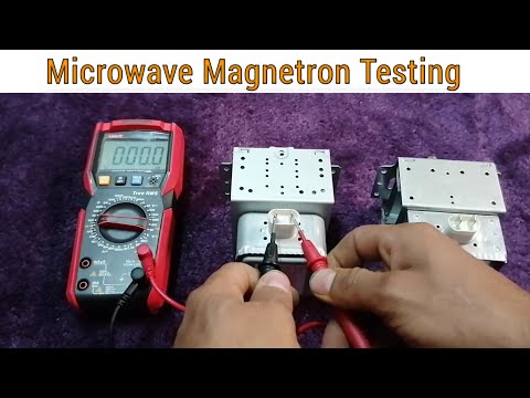 Testing Microwave Magnetron Test Good vs Bad Multimeter
