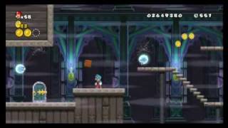 New Super Mario Bros. Wii - Star Coin Location Guide - World 4-Ghost House (fixed) | WikiGameGuides
