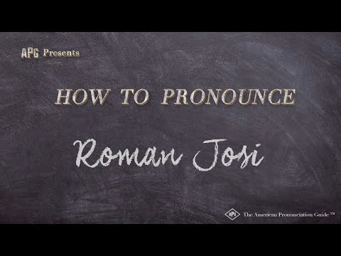How to Pronounce Roman Josi (Real Life Examples!)
