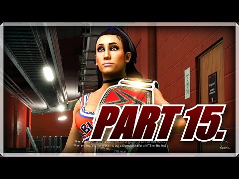 WWE 2K20  My Career Mode Walkthrough Part 15.  Peter & Amaya  (Amaya Vs Carmella)