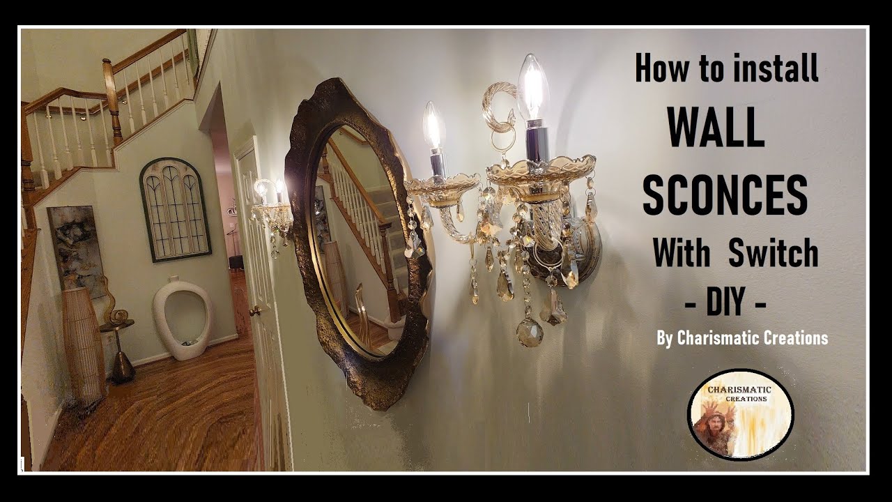 How to Install Wall Light||Sconce||On/Off Switch|| DIY|| Installation Steps from Scratch.