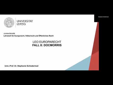 LEO-Repetitorium Staatsrecht III/Europarecht - Fall 8: DocMorris