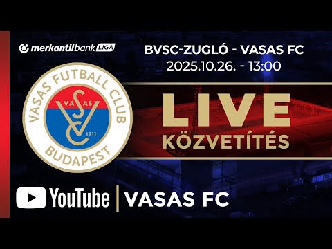 BVSC-Zugló - Vasas FC | Merkantil Bank Liga | 11. forduló | Élő közvetítés