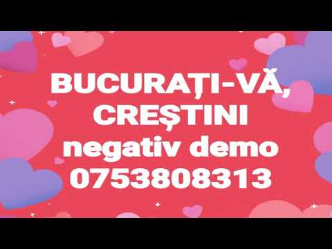 Bucurati-va crestini - negativ