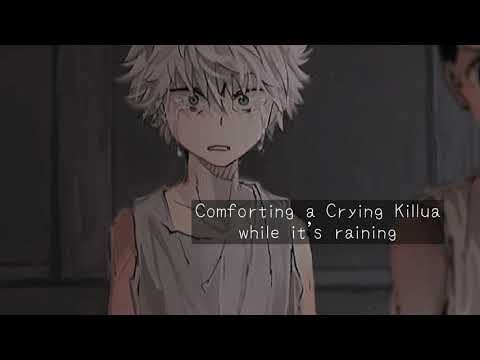 |ASMR Reverse Comfort| Comforting a crying Killua while it's raining