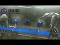 Motorcycle Helmet Automatic Paint Shop with PU Paint Baking Oven