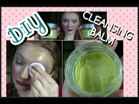 DIY Cleansing Balm/Makeup Remover + Demo Video