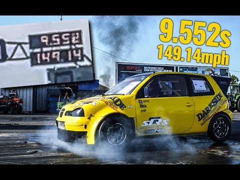 UK's Fastest FWD TDI! - 500bhp+ 9.55s @ 149mph 1/4 Mile Seat Arosa 2.0 TDI - Darkside Developments